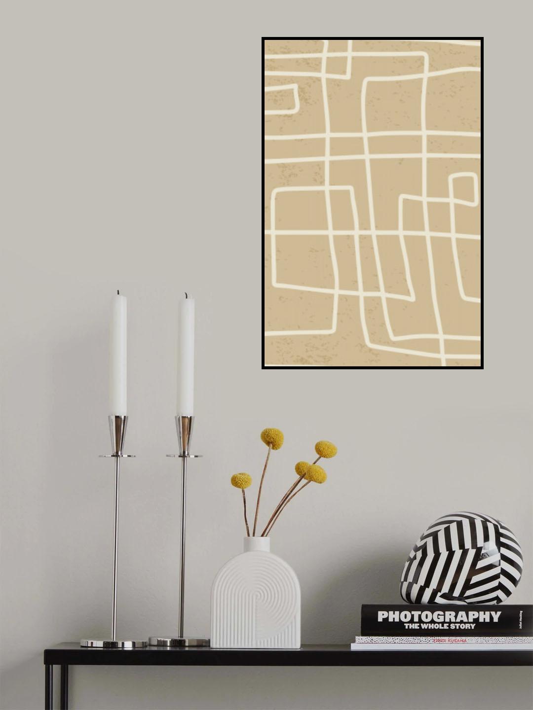 Lines Lines Lines #3 Poster och Canvastavla