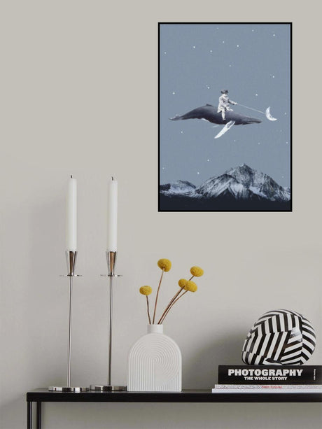 Aim for the moon Poster och Canvastavla