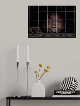 Girl at home in the old Buduburam refugee camp - Ghana Poster och Canvastavla