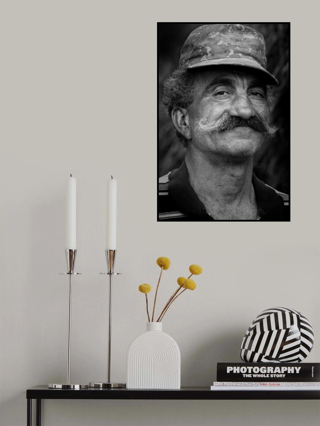 Man from Khachardzan village 9472 Poster och Canvastavla