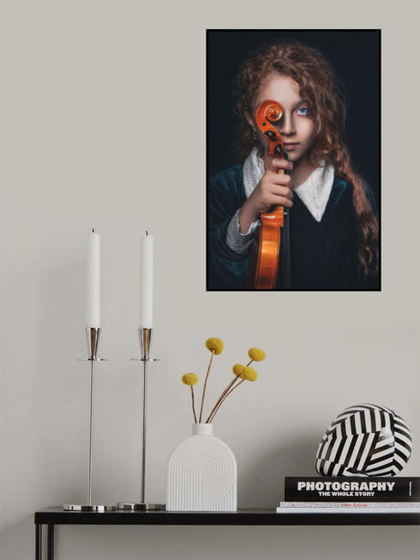 The daughter a violinist Poster och Canvastavla