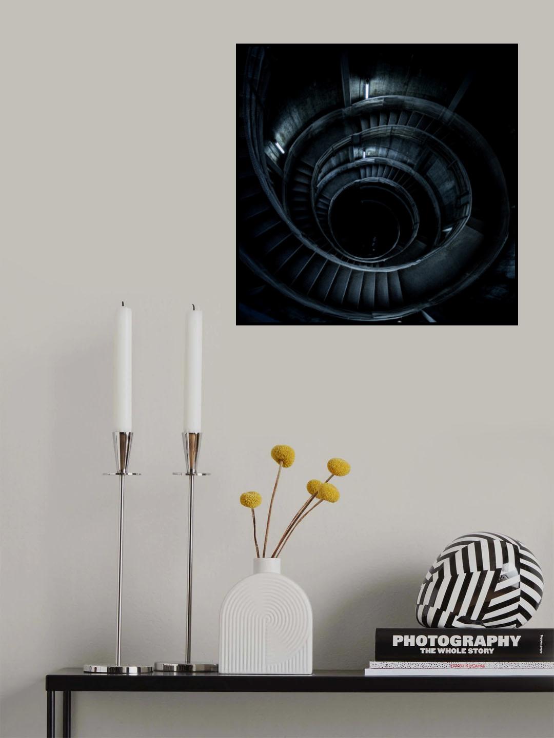 Falling into darkness Poster och Canvastavla