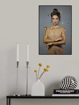 Lady Butterfly V Poster och Canvastavla