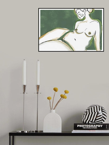 Sensuality (Green Version) Poster och Canvastavla