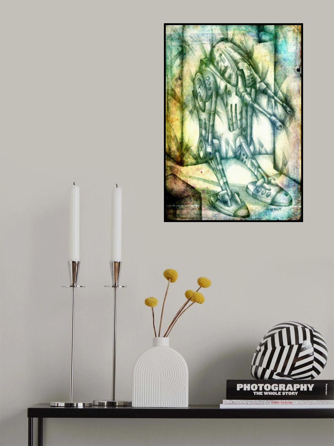 Tup tac machinery art Poster och Canvastavla