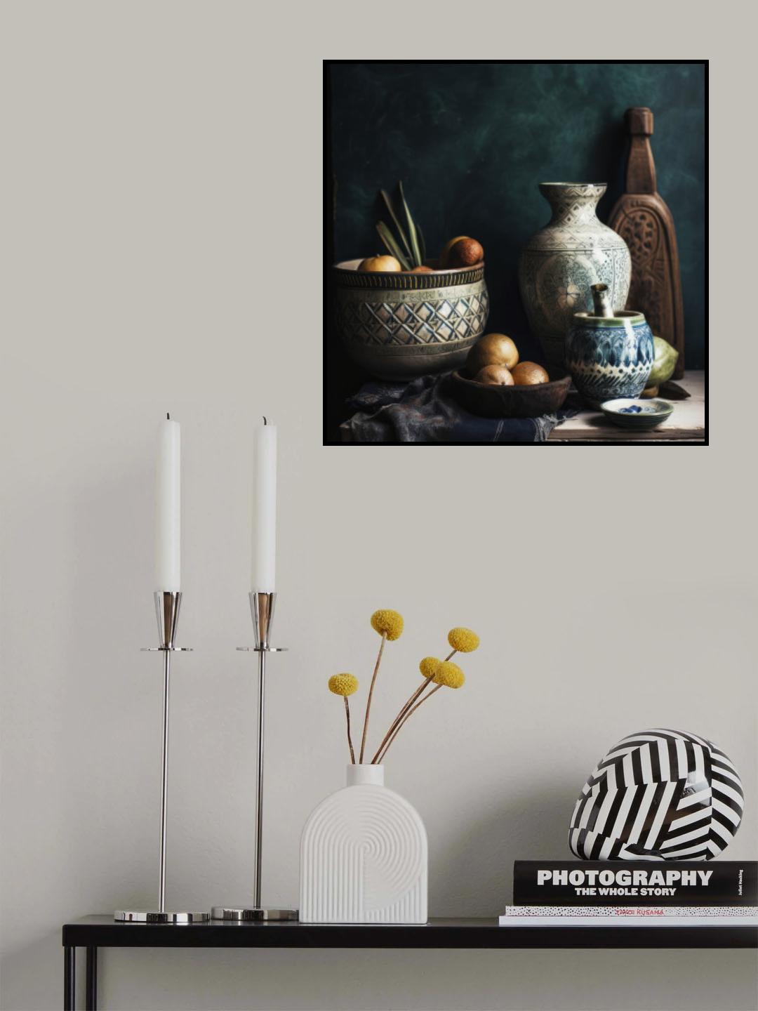 Moroccan Still Life No 1 Poster och Canvastavla