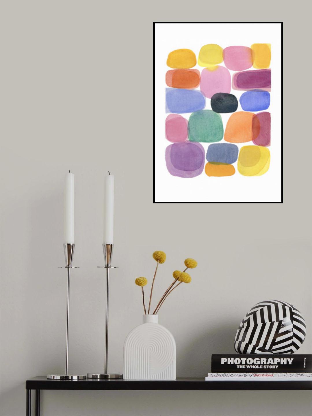 Color Blocks 4 Poster och Canvastavla