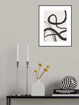 Abstract Brush No2 Poster och Canvastavla