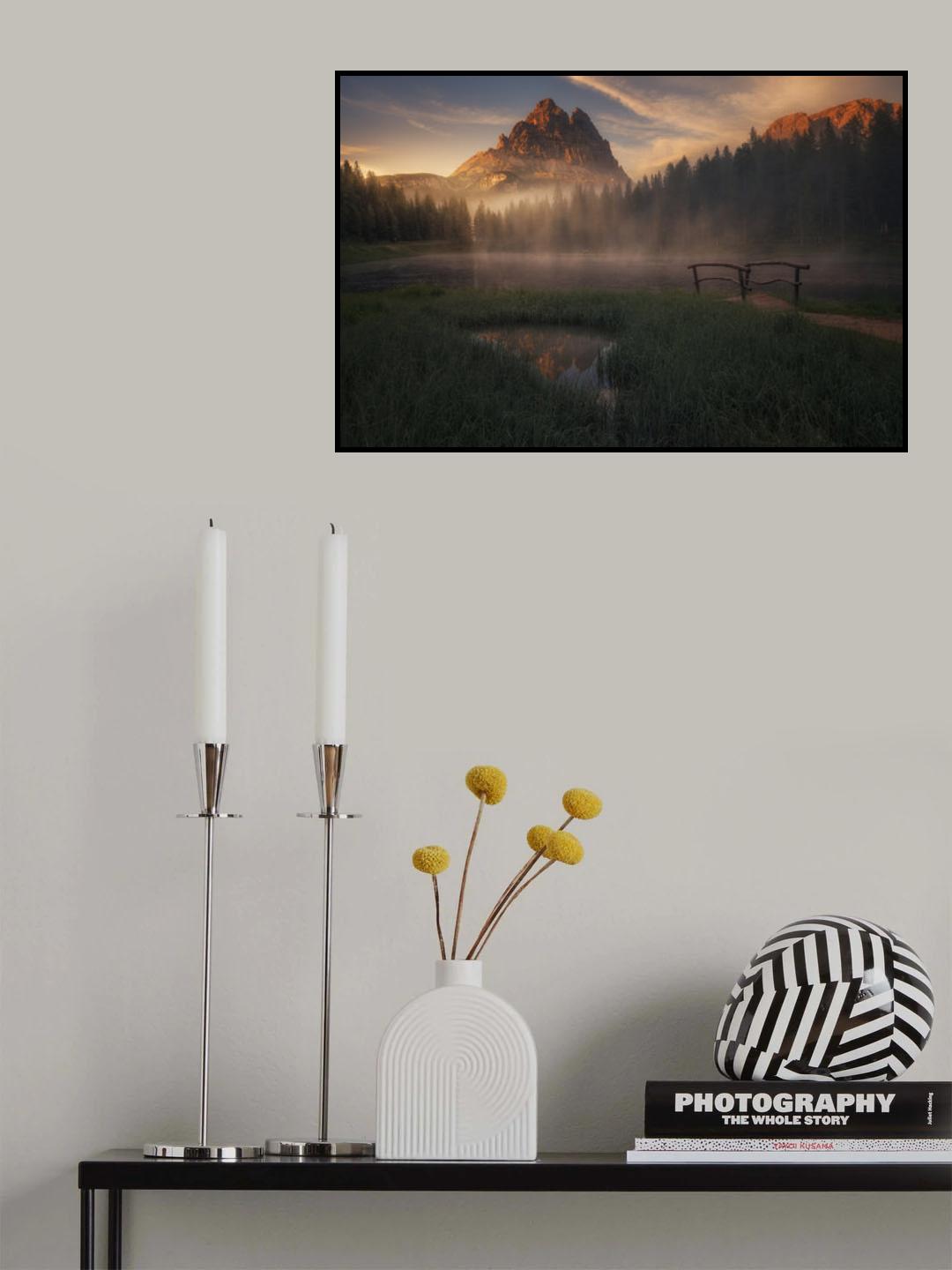 Lago Antorno, Dolomites Poster och Canvastavla