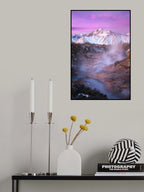 Pink Eastern Sierra Poster och Canvastavla