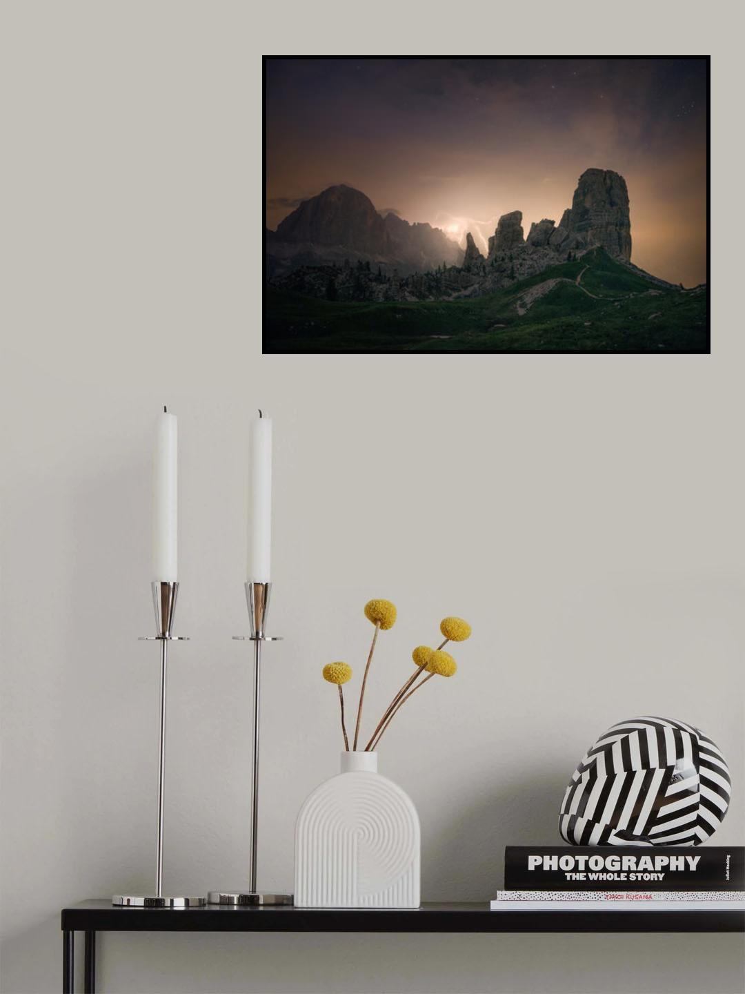 Cinque Torri, Dolomites Poster och Canvastavla