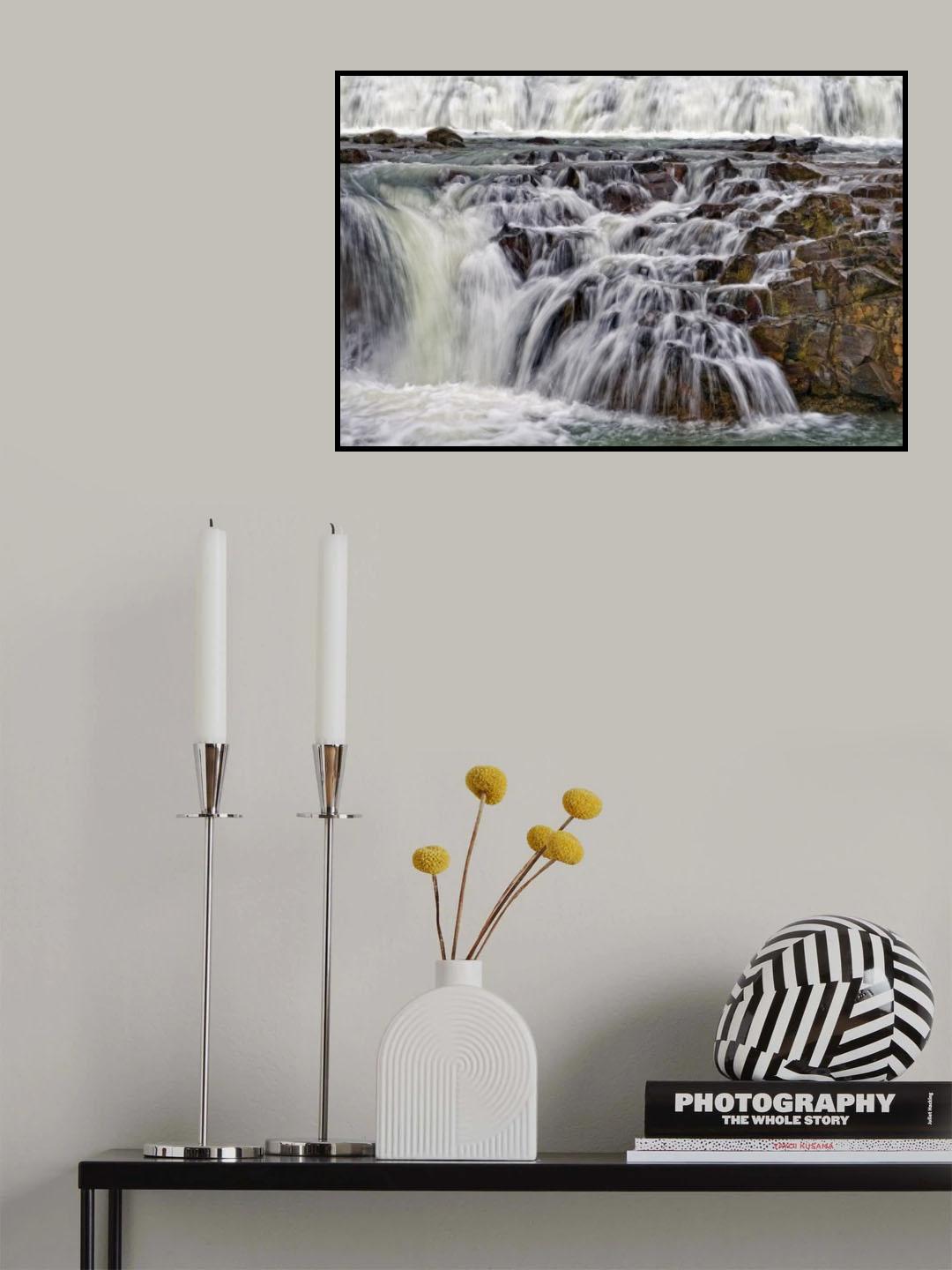 Golden rocks Poster och Canvastavla