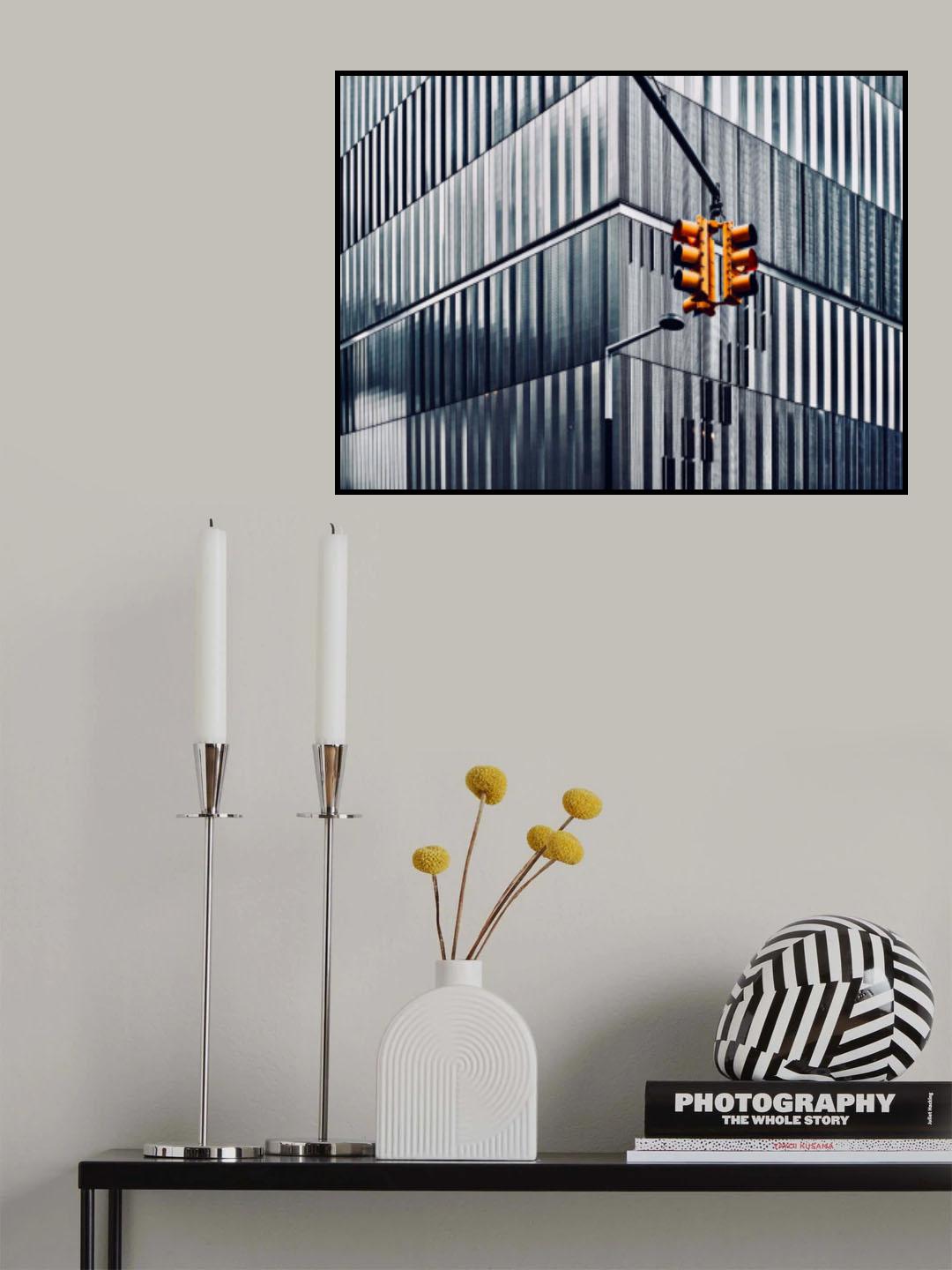 Urban textures - Manhattan New York Poster och Canvastavla