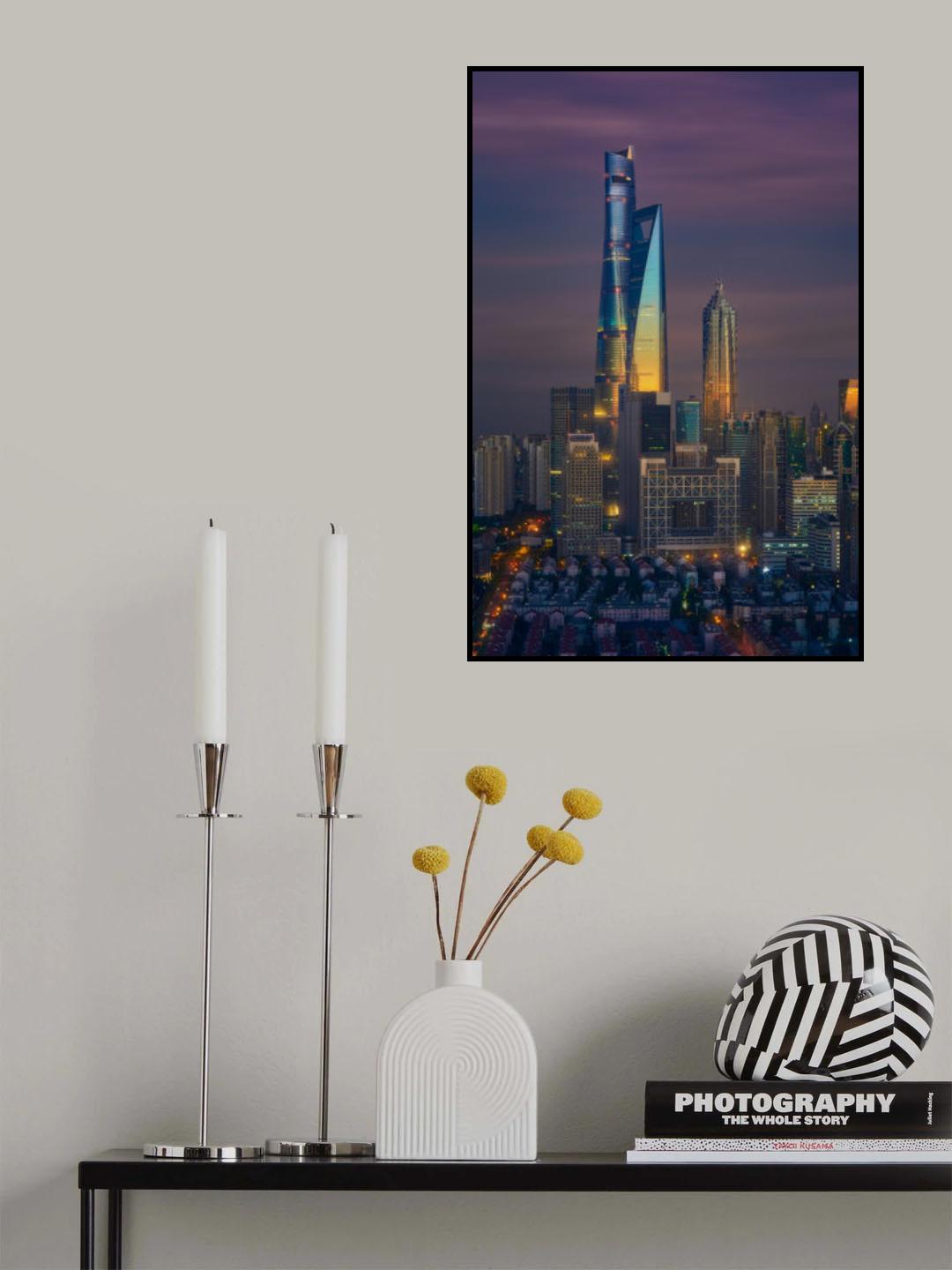 Waking Up Shanghai Poster och Canvastavla