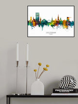 Cheltenham England Skyline Poster och Canvastavla