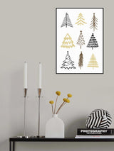 Christmas Trees 2 Poster och Canvastavla