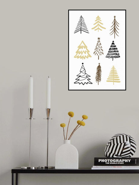 Christmas Trees 2 Poster och Canvastavla
