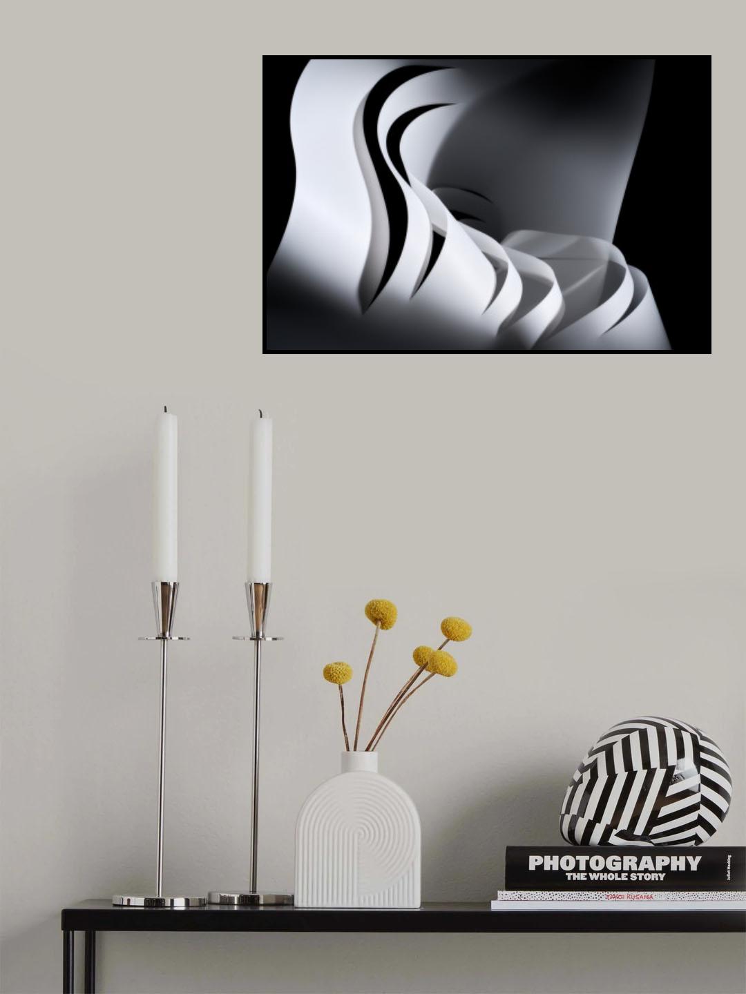Paperwaves Poster och Canvastavla