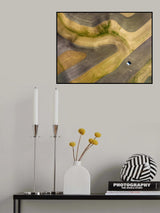 Shed near wheat field Poster och Canvastavla