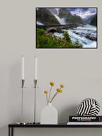 Låtefossen Poster och Canvastavla