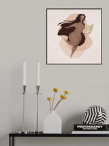 Beautiful Curvy Lady 01 Copy Poster och Canvastavla
