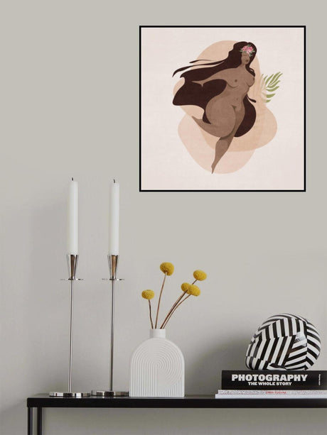 Beautiful Curvy Lady 01 Copy Poster och Canvastavla