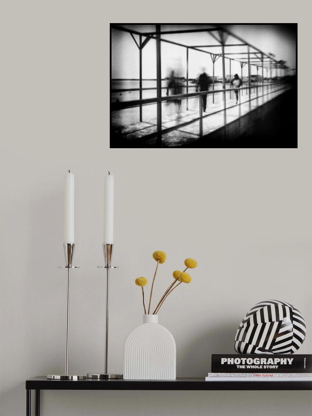 on the bridge Poster och Canvastavla
