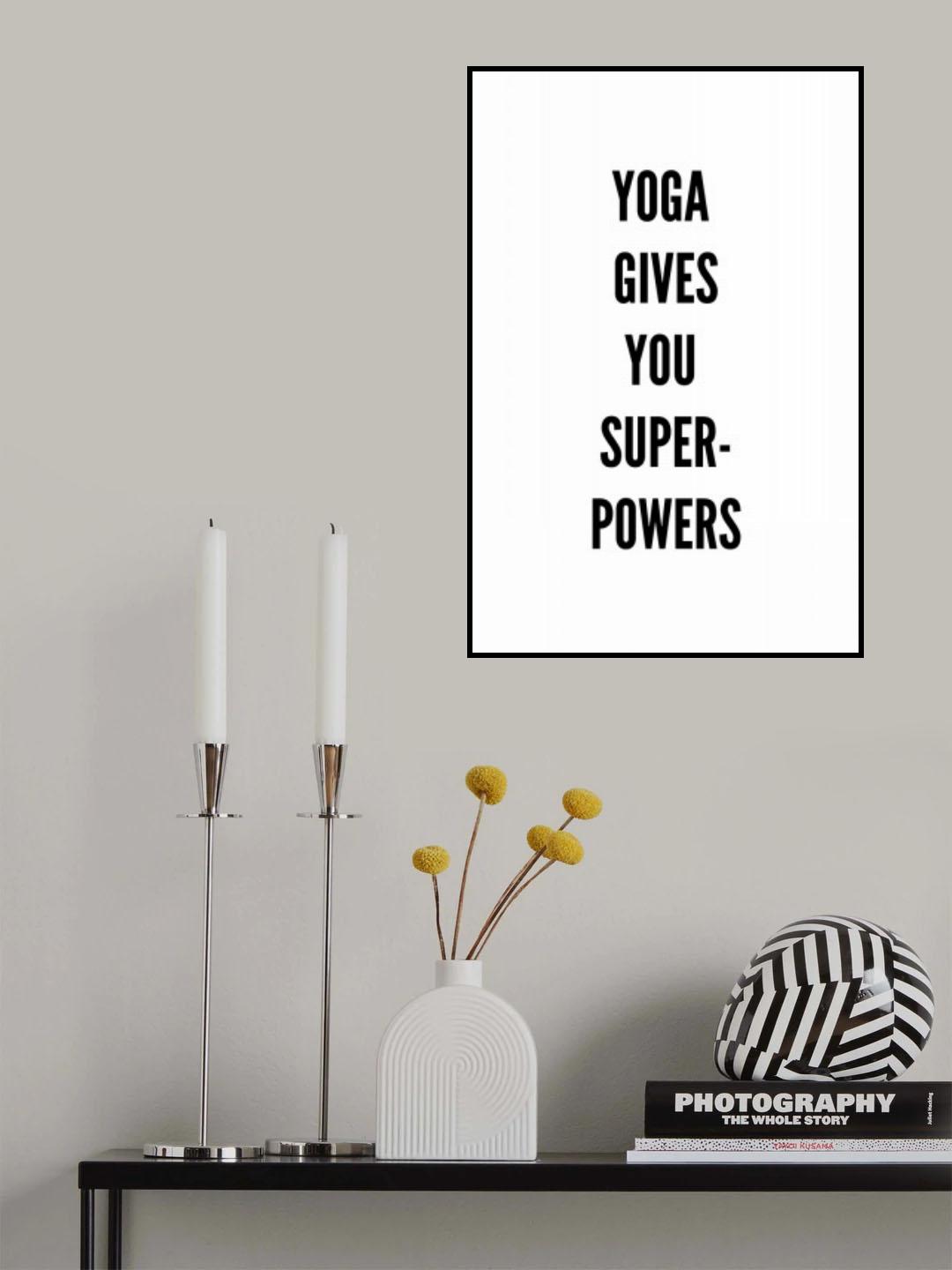 Yoga Power Poster och Canvastavla