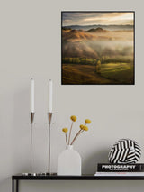 Mystical Waving Fields Tuscany Poster och Canvastavla