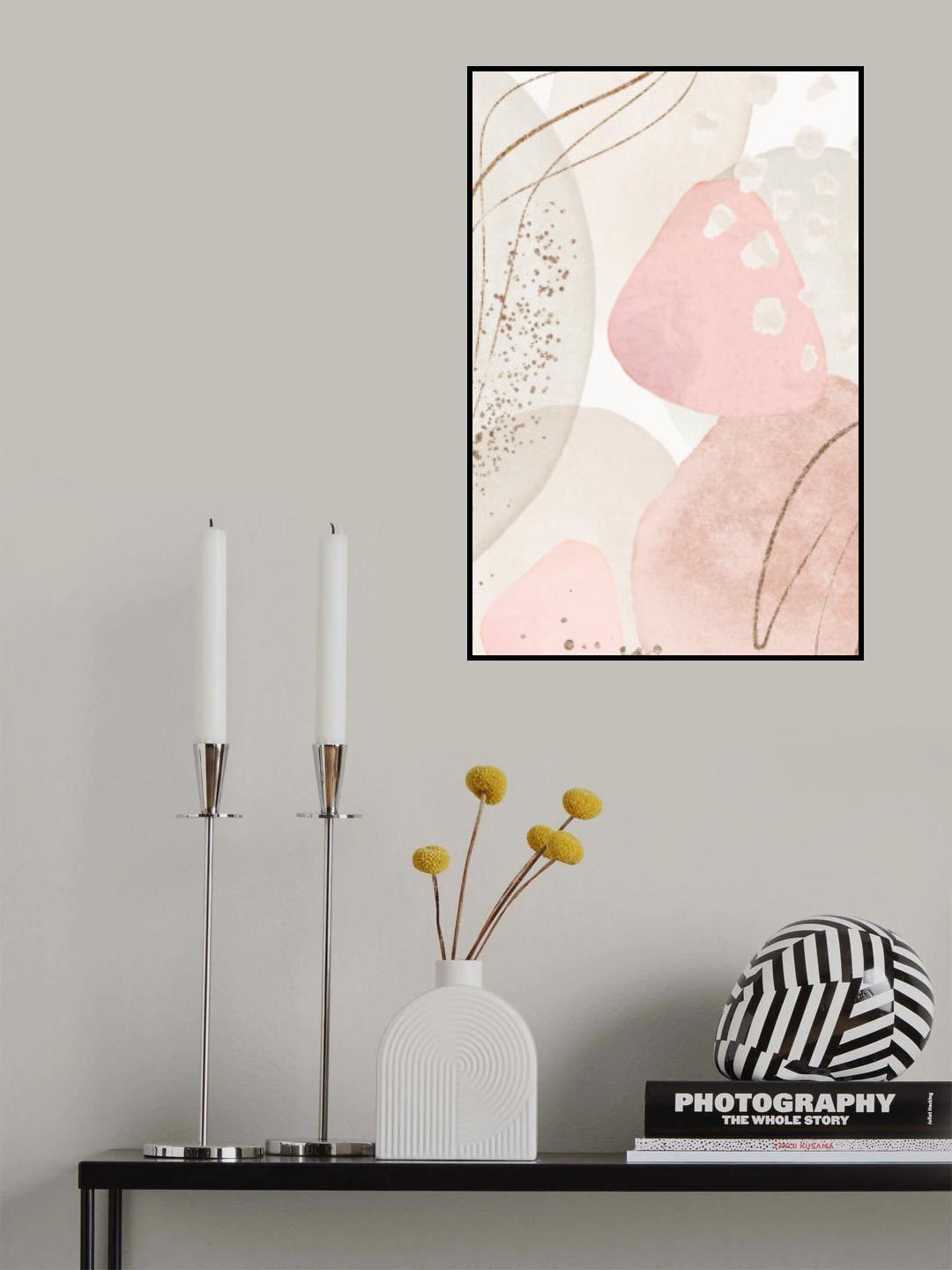 Silky Pink-1 Poster och Canvastavla