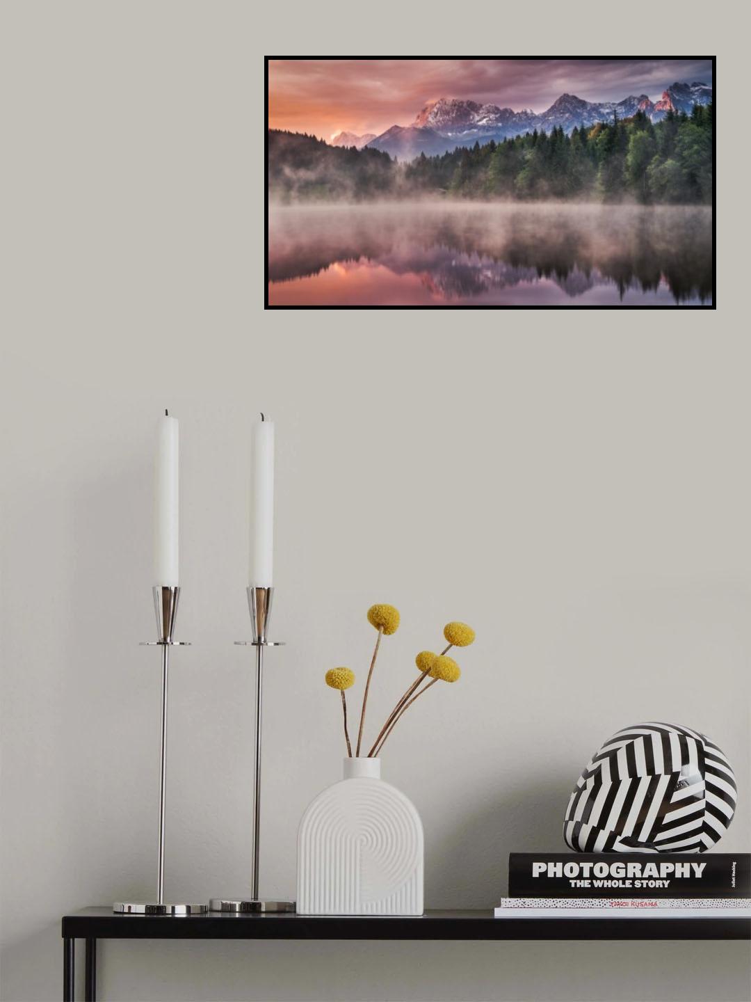 Sunrise at the Lake Poster och Canvastavla