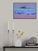 Pink Lake and photographers Poster och Canvastavla