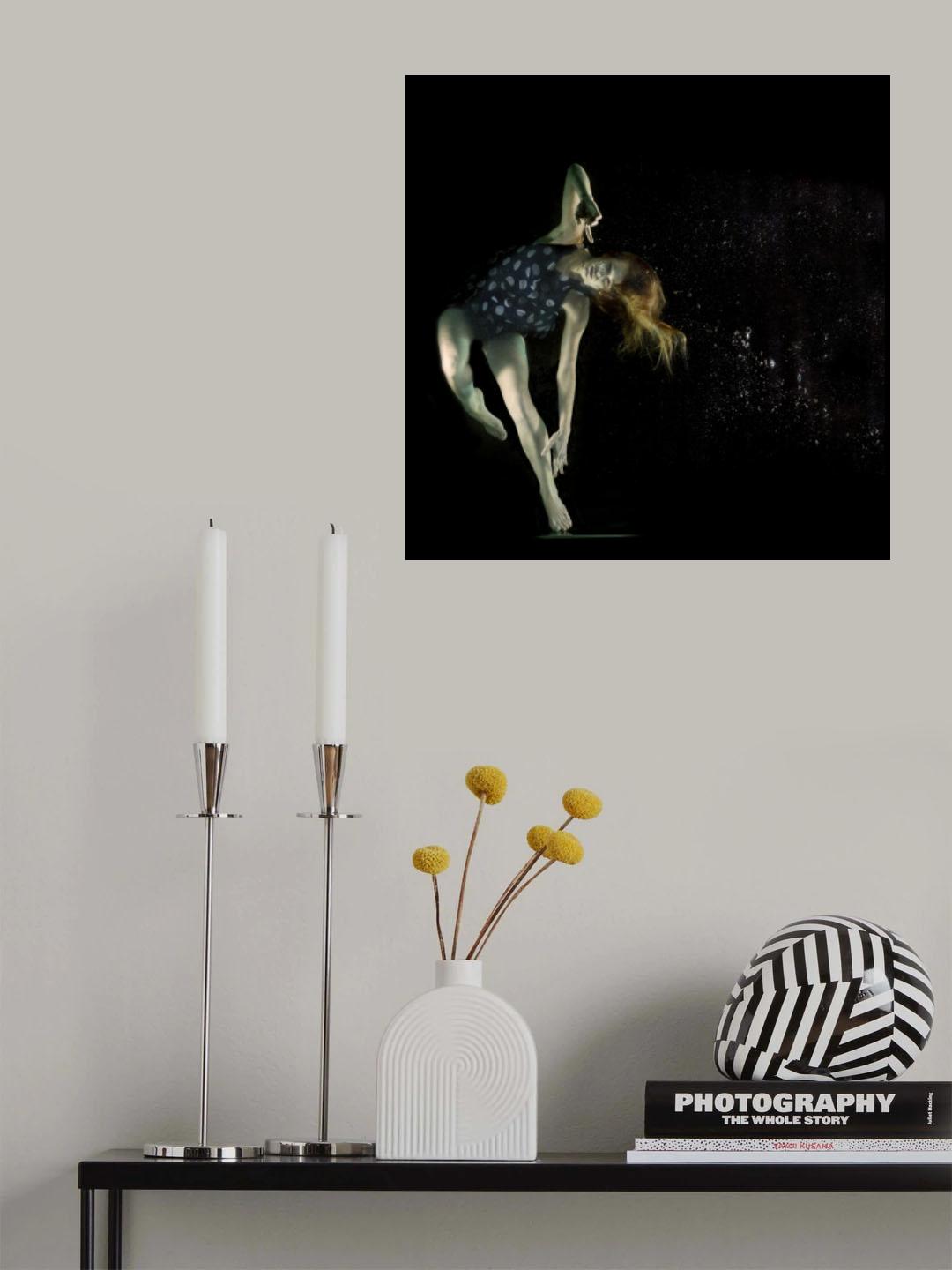 underwater artistic portrait shooting Poster och Canvastavla