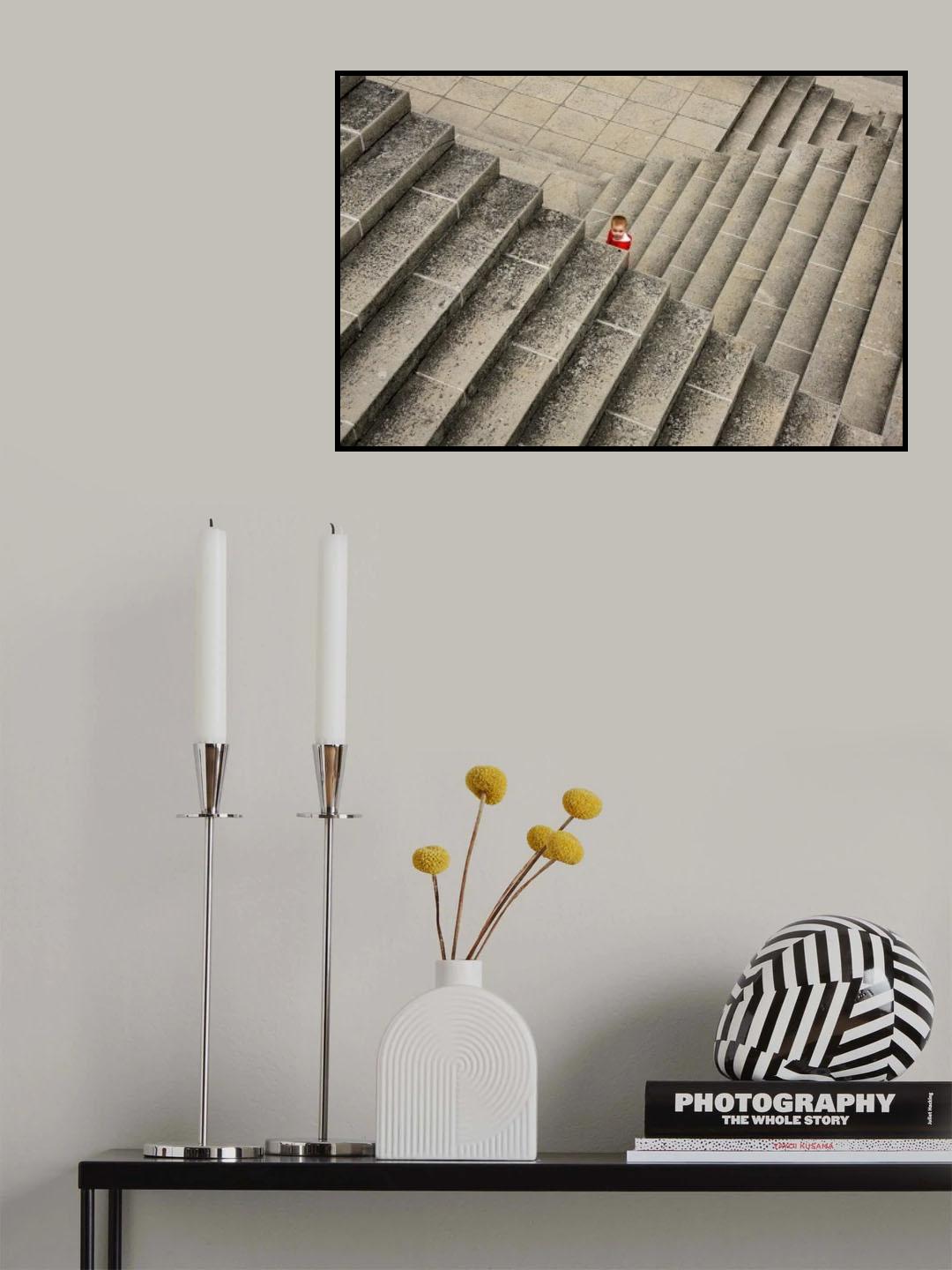 step by step Poster och Canvastavla