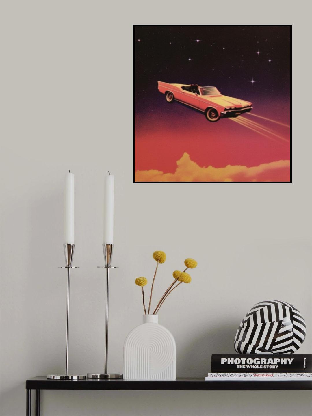 Pink Convertible No. 3 Poster och Canvastavla