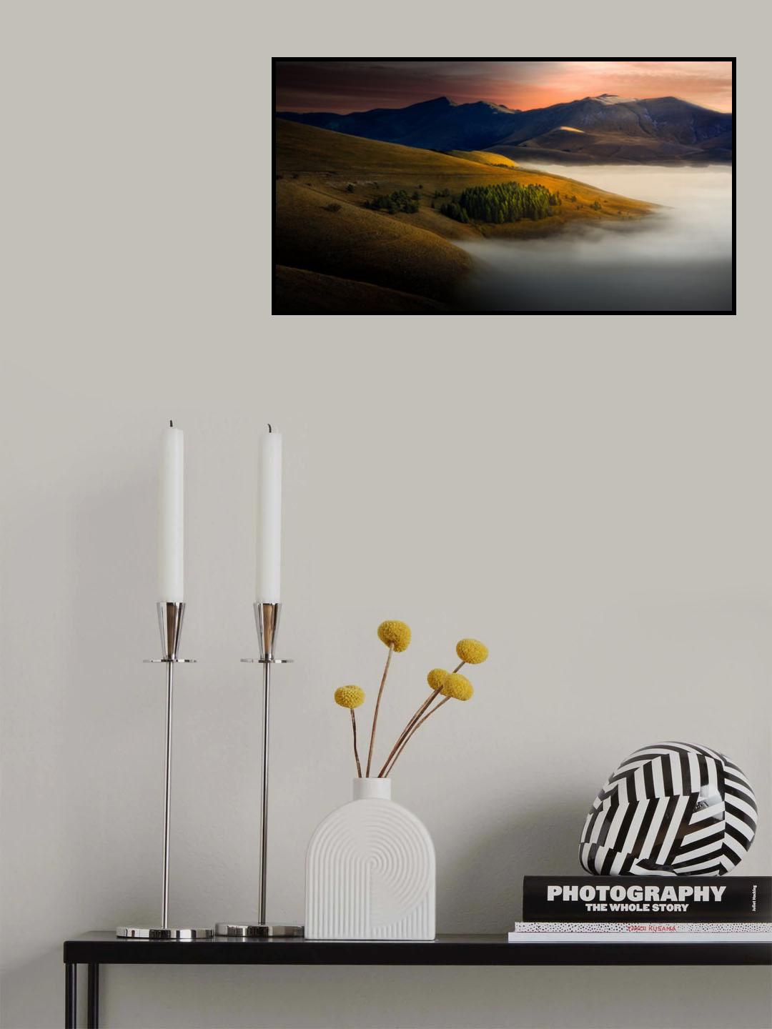Golden hills. Poster och Canvastavla