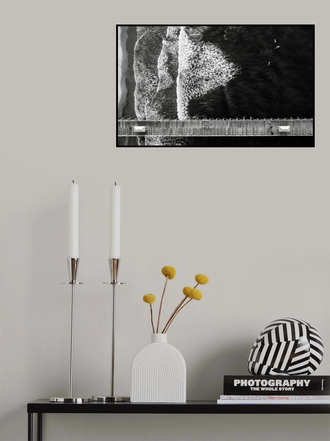 Ocean Pier Poster och Canvastavla