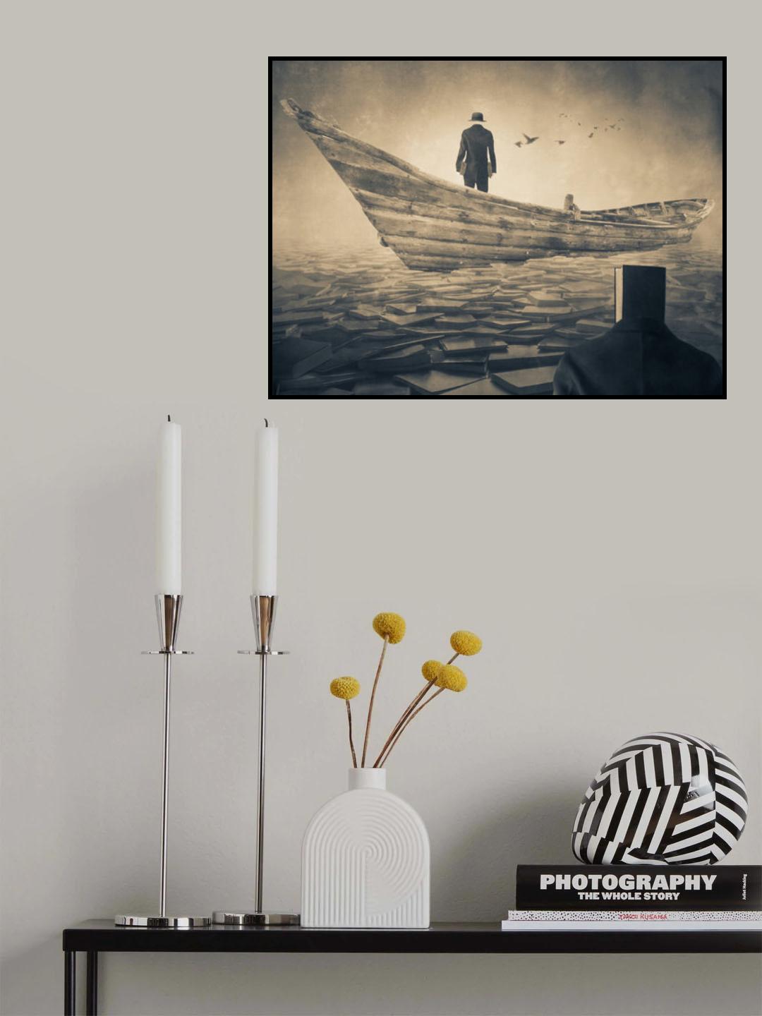 Traveling in the Ocean of Knowledge Poster och Canvastavla