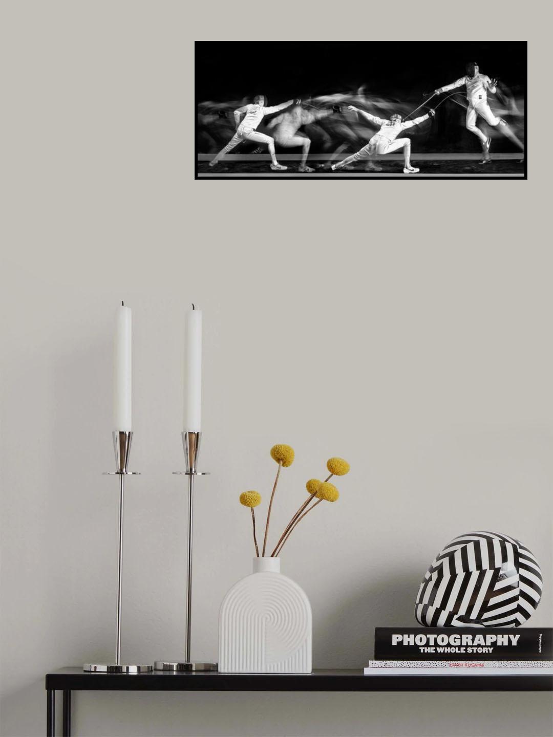 Fencing #1 Poster och Canvastavla