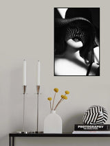 White dots Poster och Canvastavla