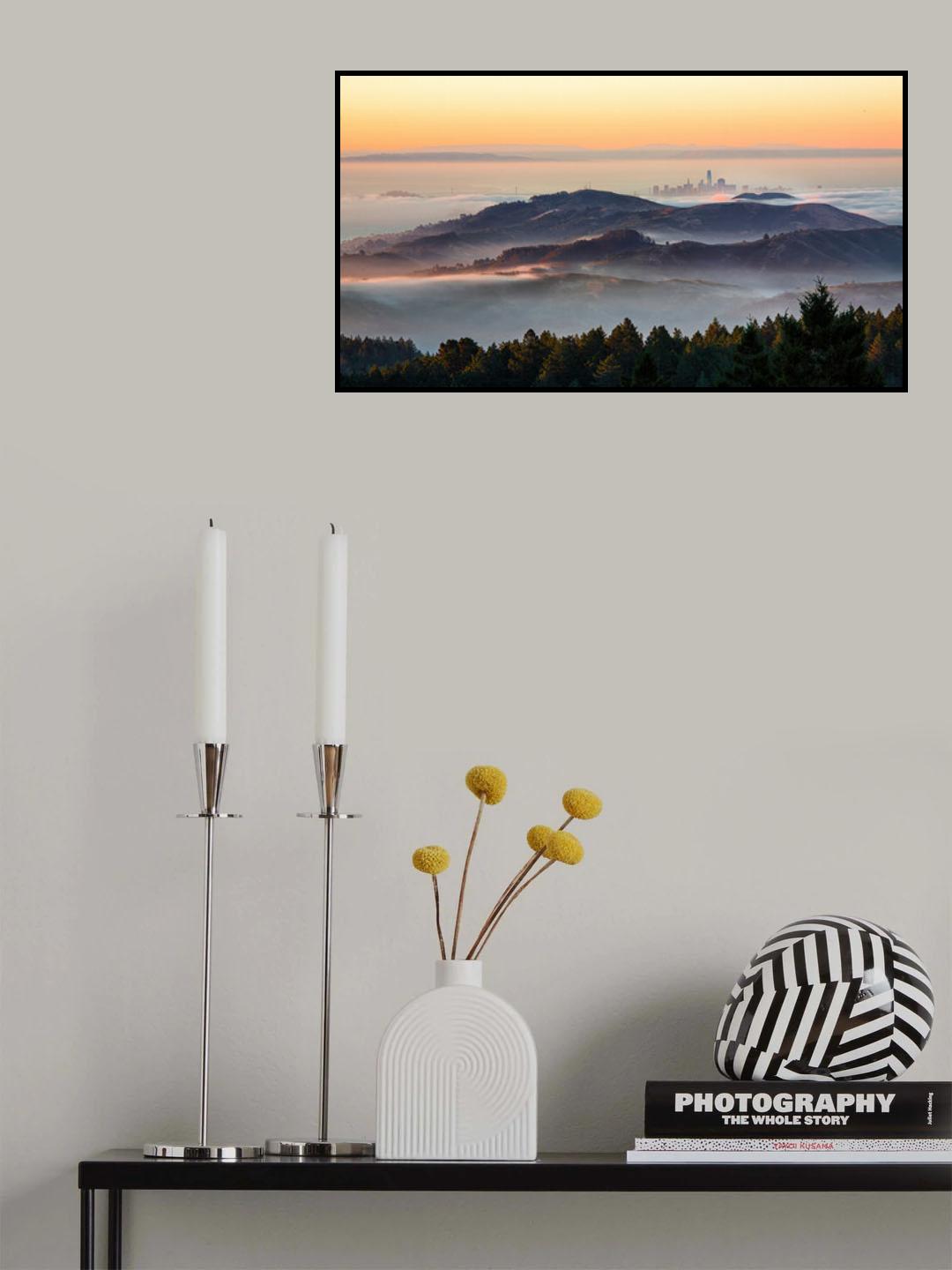 City In The Sky Poster och Canvastavla