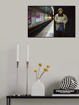 Waiting for the Train Poster och Canvastavla