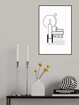 Illustrated hygge definition Poster och Canvastavla