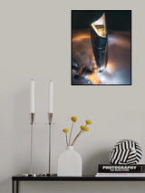 Alhamra Tower in Fog Poster och Canvastavla
