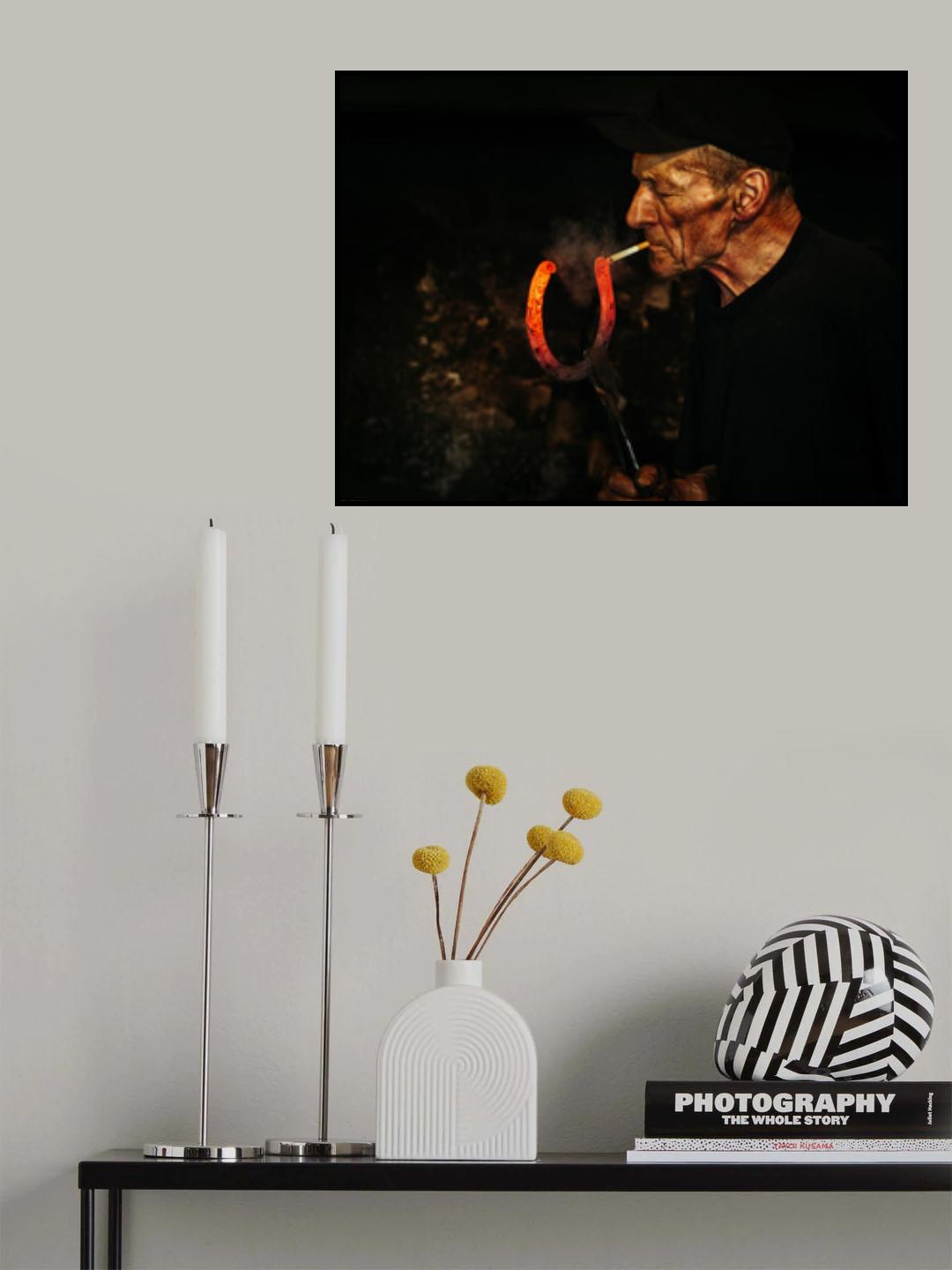 Kowal / Blacksmith Poster och Canvastavla