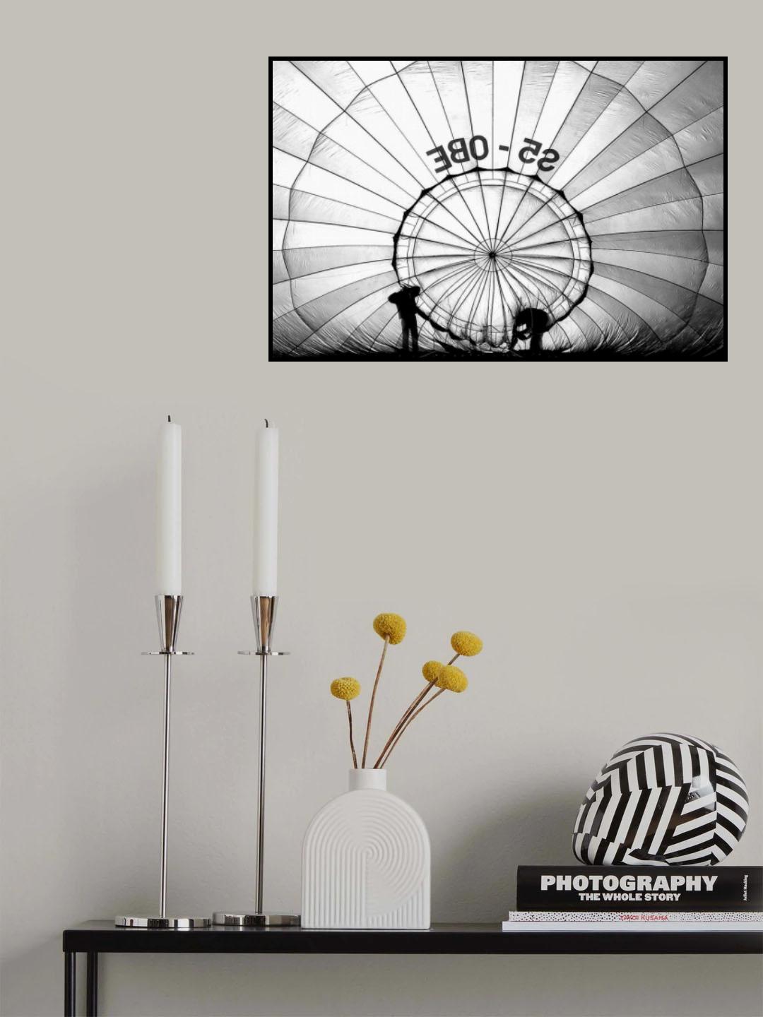 On the dark side of silence Poster och Canvastavla