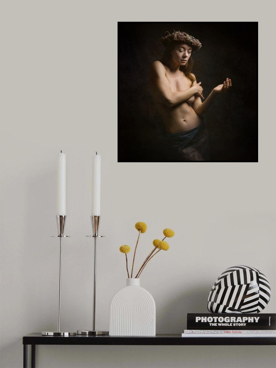 das Mädchen mit dem Kopfschmuck Poster och Canvastavla