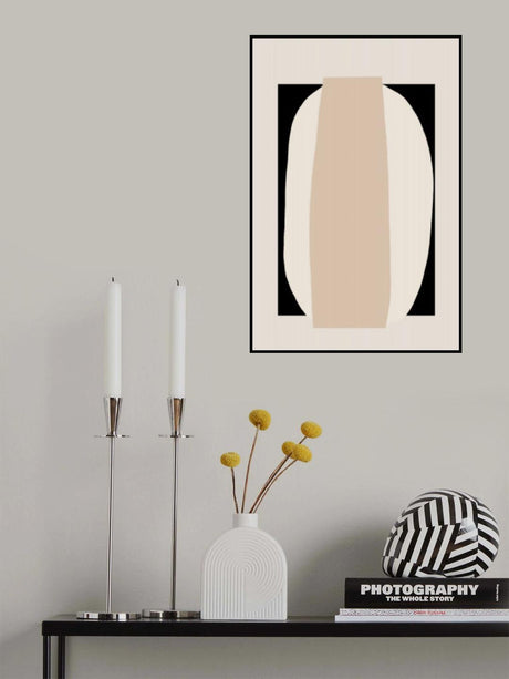 Layered Shapes No 1 Poster och Canvastavla