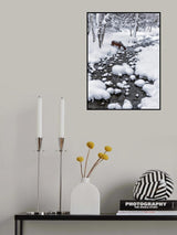 Drinking in snow Poster och Canvastavla