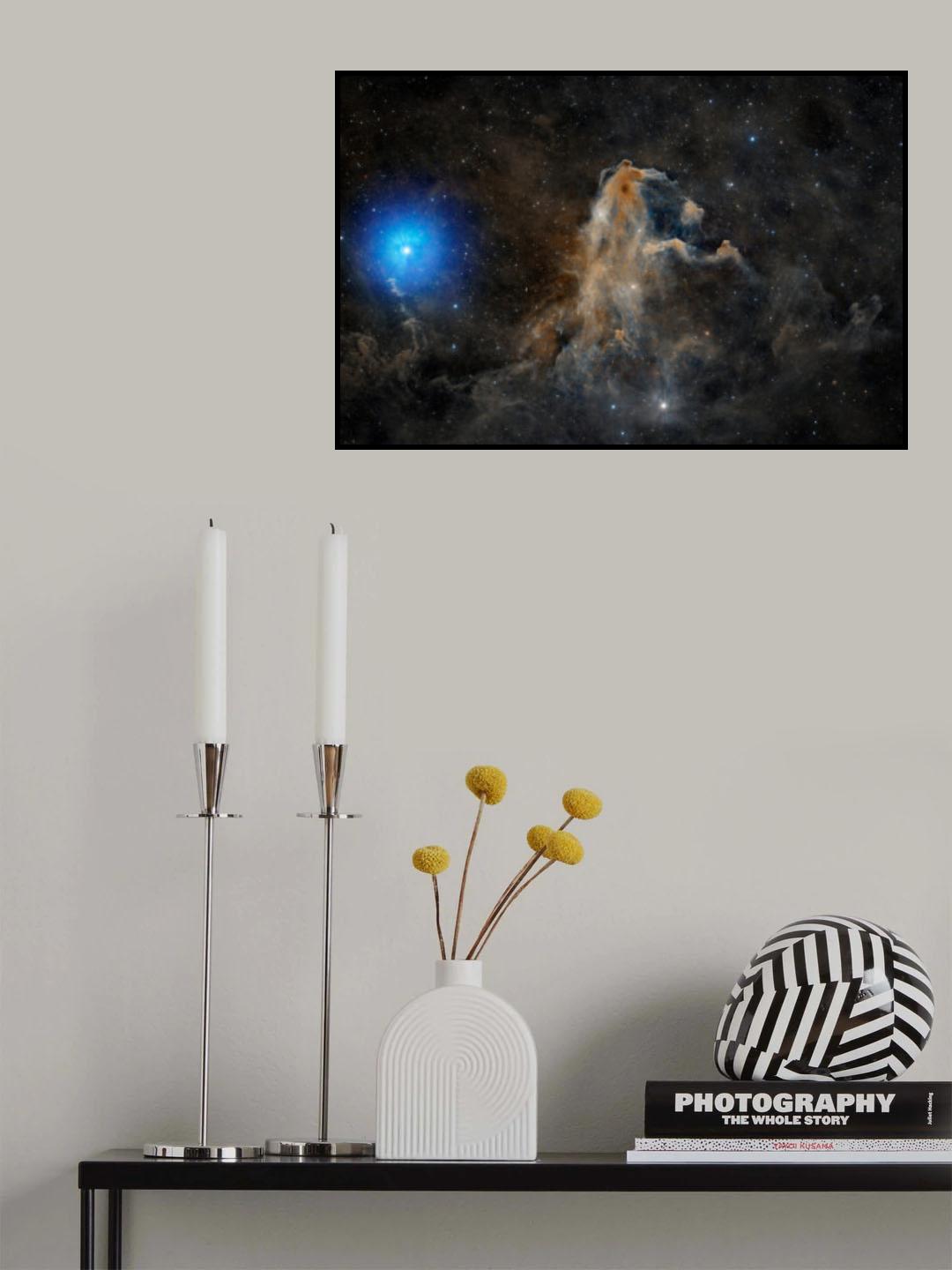 Dust clouds in Cepheus Poster och Canvastavla